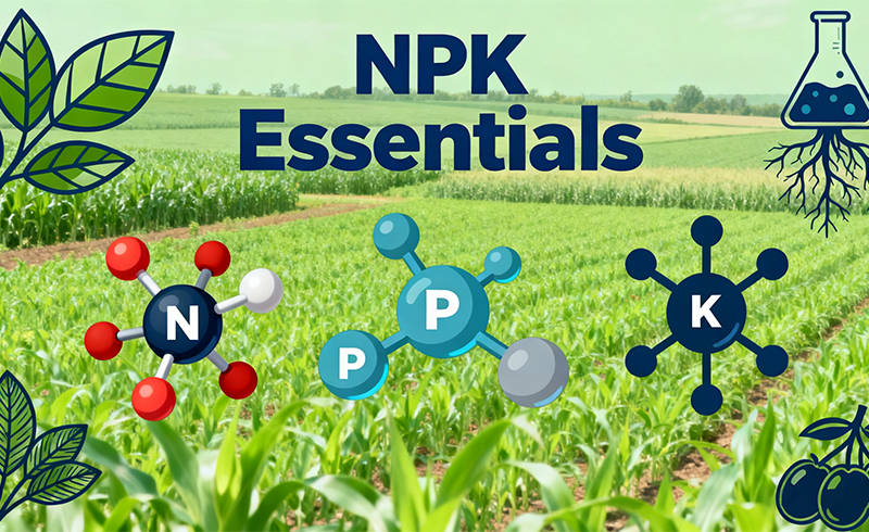 أساسيات NPK &middot; فهم دور وقوة النيتروجين والفوسفور والبوتاسيوم