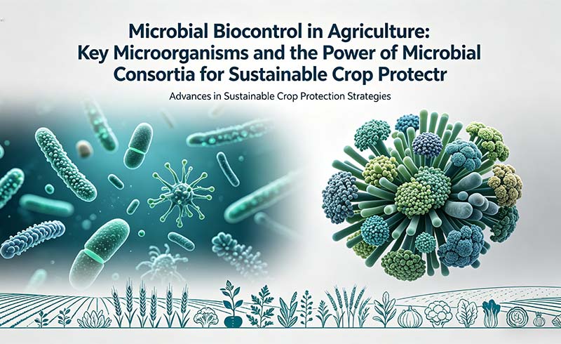 Biocontrollo microbico in agricoltura: microrganismi chiave e potere dei consorzi microbici per la protezione sostenibile delle colture