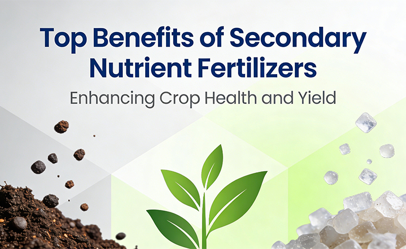 현대 농업에서 2차 영양 비료 사용의 주요 이점