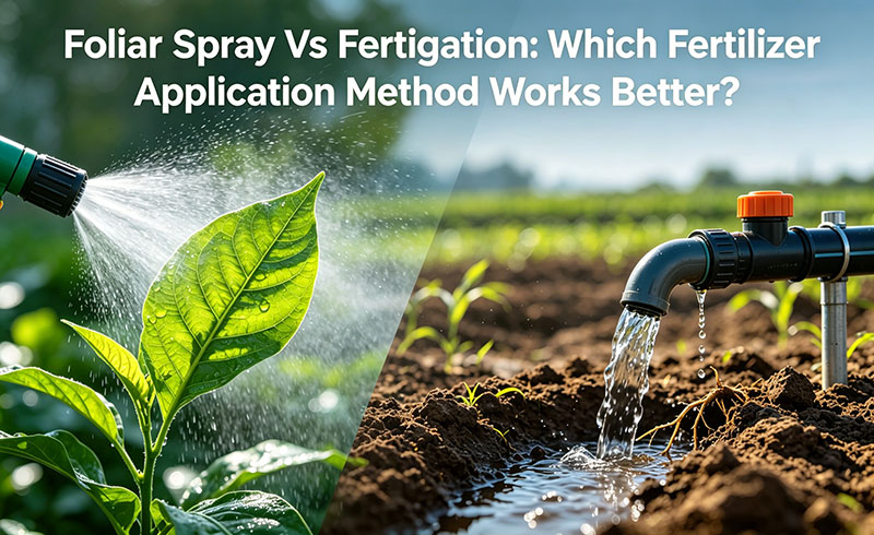 Foliar Spray Vs Fertigation - ဘယ်မြေသြဇာသုံးနည်းက ပိုအဆင်ပြေလဲ။